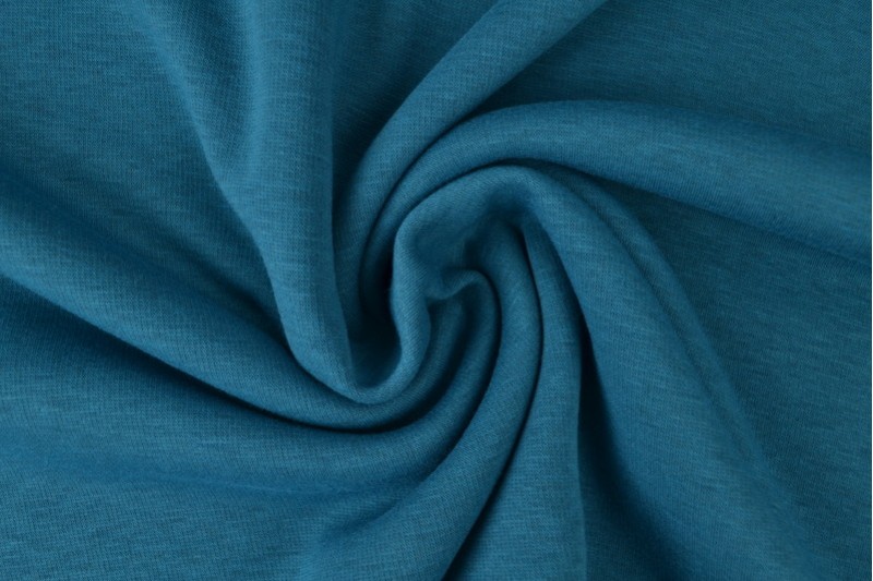 Maille Alpenfleece tissu sweat pétrole foncé