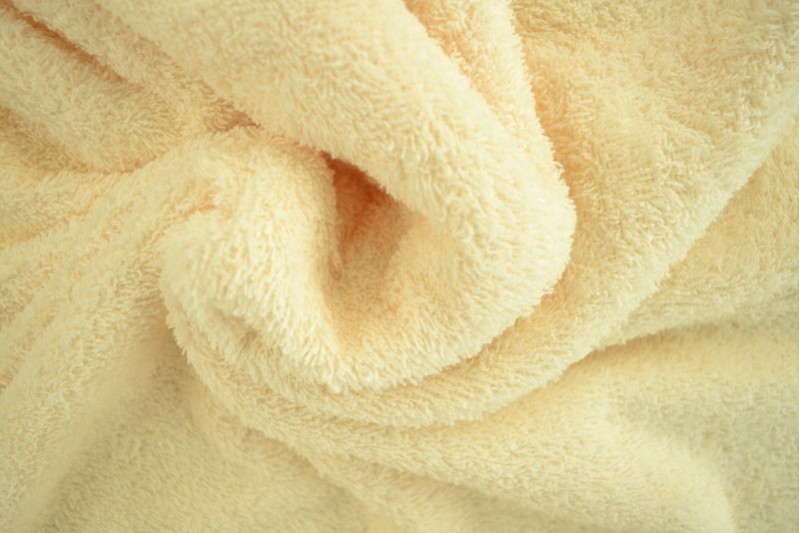 Tissu Éponge de Coton tissu éponge champagne