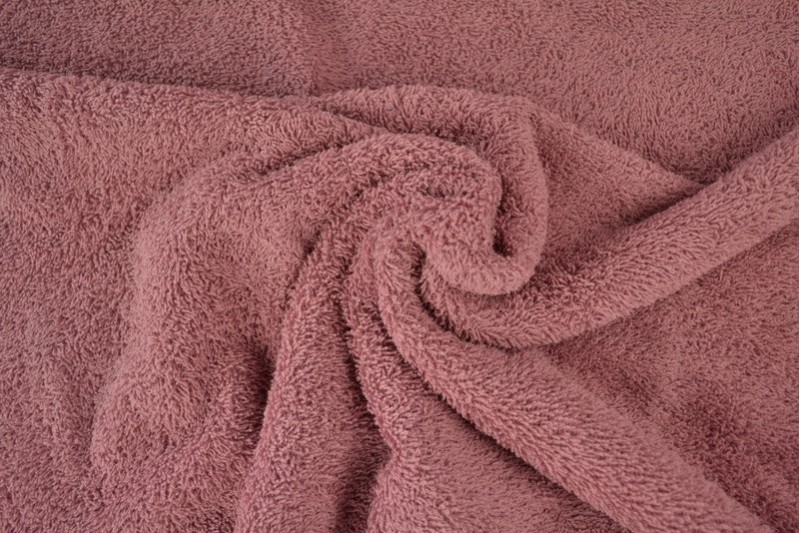 Tissu Éponge de Coton tissu éponge vieux rose foncé