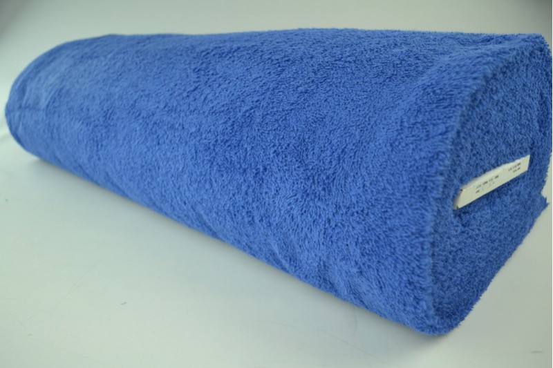 Tissu Éponge de Coton tissu éponge bleu foncé, rouleau