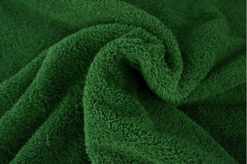 Tissu Éponge de Coton tissu éponge vert foncé