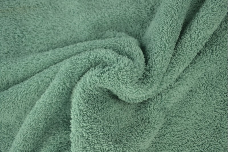 Tissu Éponge de Coton tissu éponge vieux vert