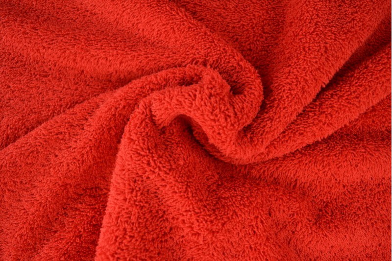 Tissu Éponge de Coton tissu éponge rouge