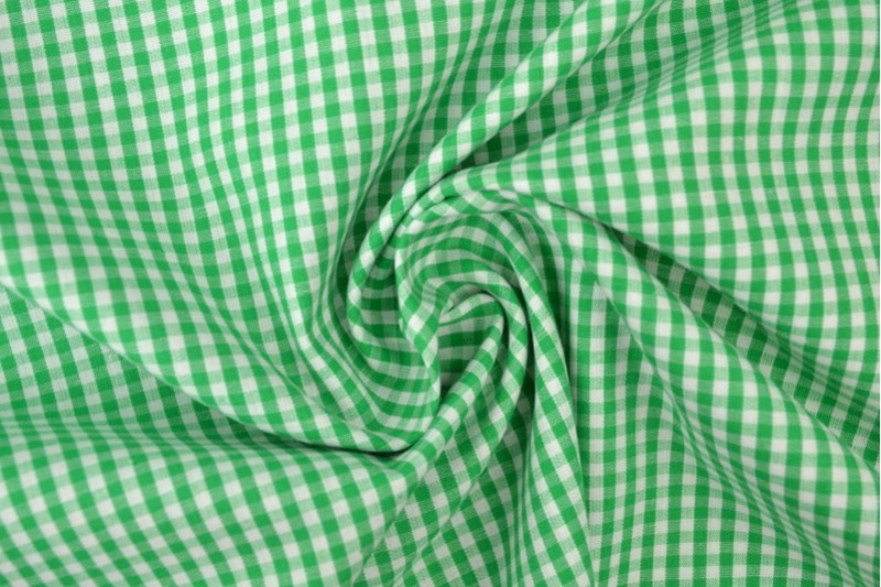 Coton Vichy Boerenbont carreaux 2.5mm vert
