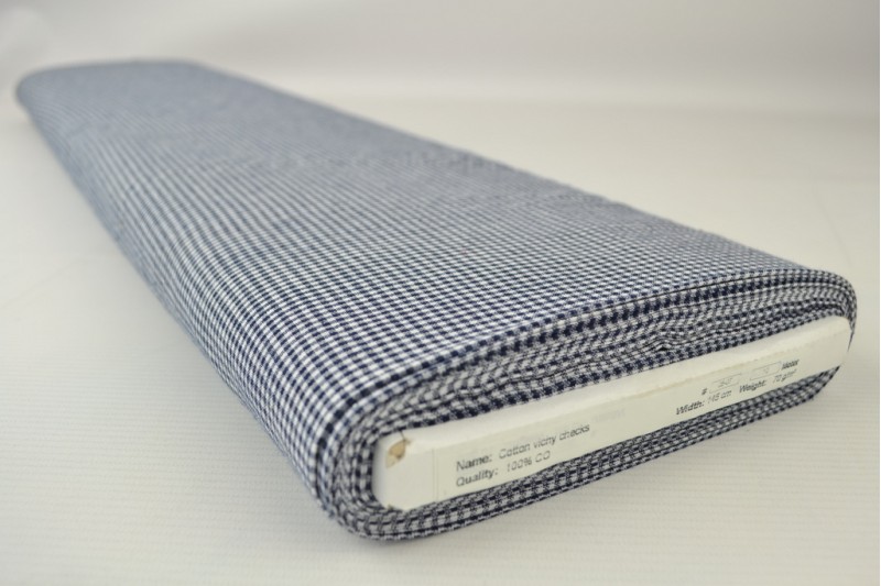 Vichy Boerenbont 05-07 marine, rouleau