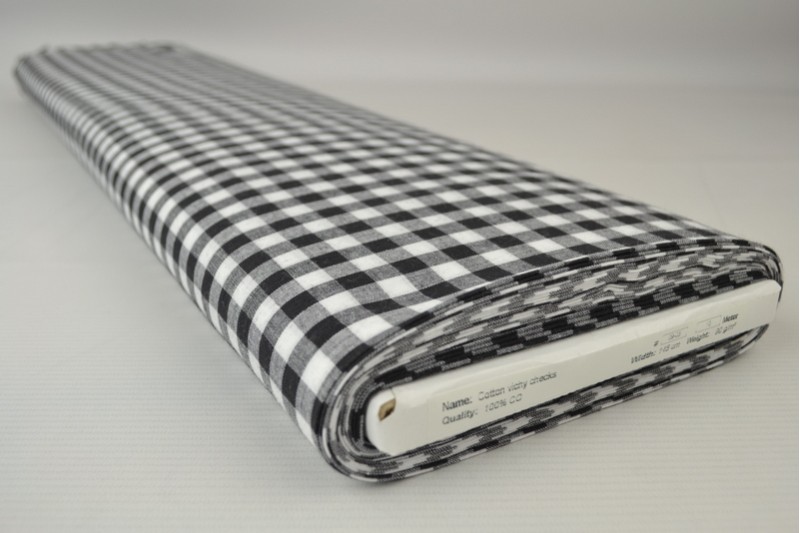 Vichy Boerenbont 09-03 noir, rouleau