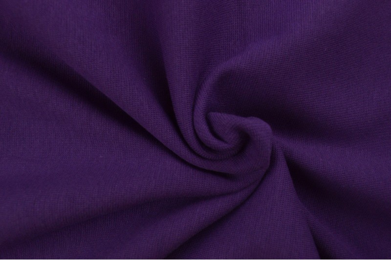 Bord-côte lisse bord-côte violet