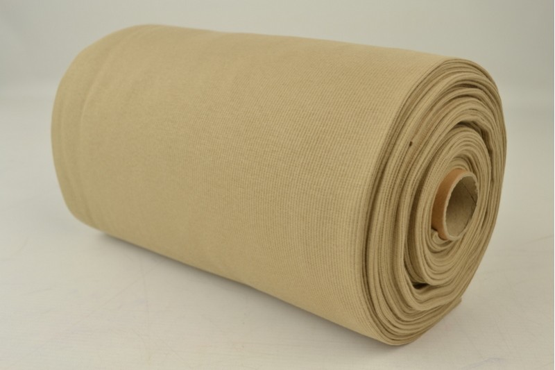 Bord-côte Mailles Fines beige, rouleau