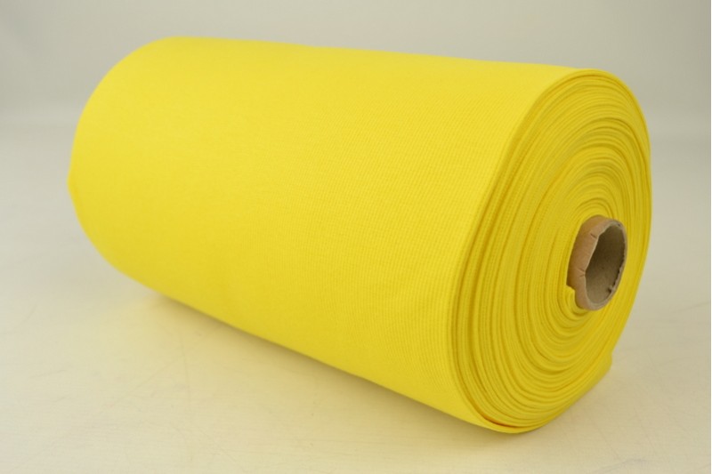 Bord-côte Mailles Fines jaune, rouleau