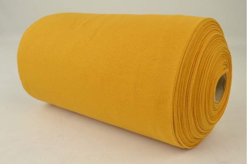 Bord-côte Mailles Fines jaune ocre, rouleau
