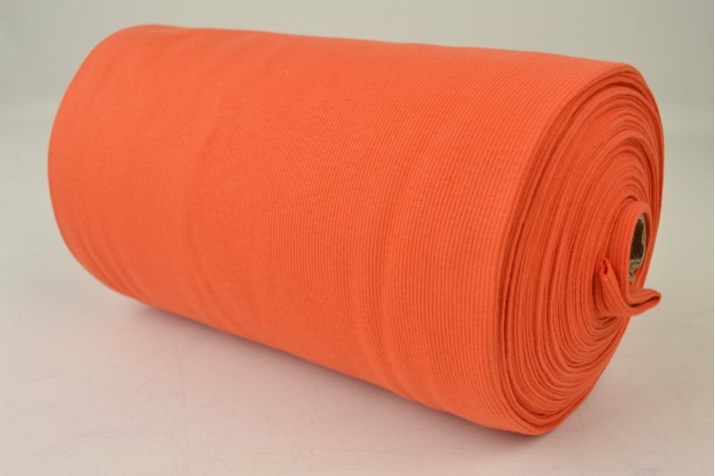 Bord-côte Mailles Fines orange, rouleau