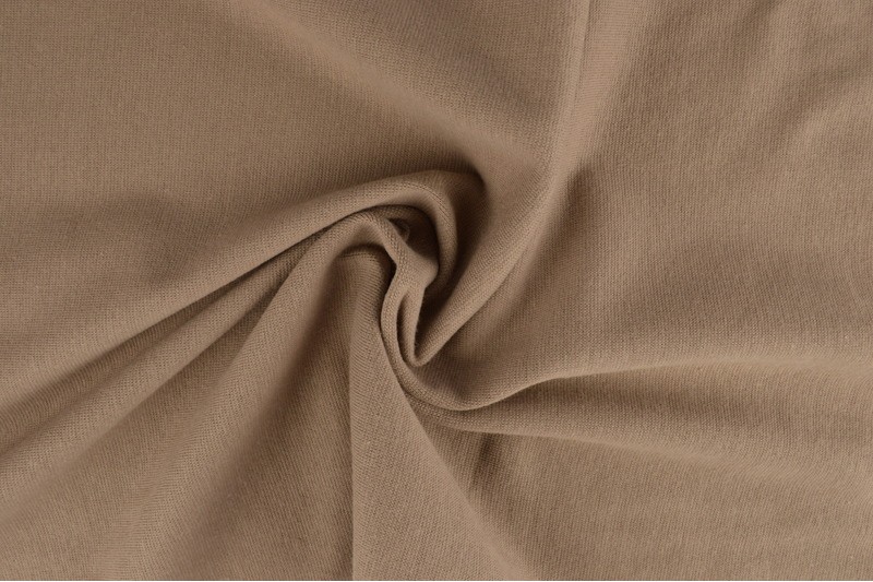 Bord-côte lisse bord-côte taupe