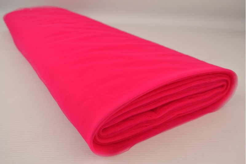 Tulle Souple Non-feu 300 tulle de mariée ignifuge 300 cm de large cerise, rouleau