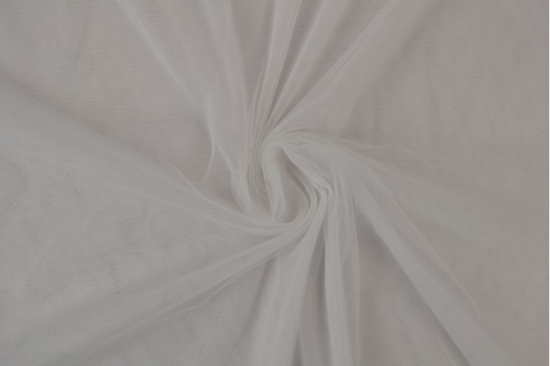 Tulle Souple Non-feu 300 tulle de mariée ignifuge 300 cm de large blanc