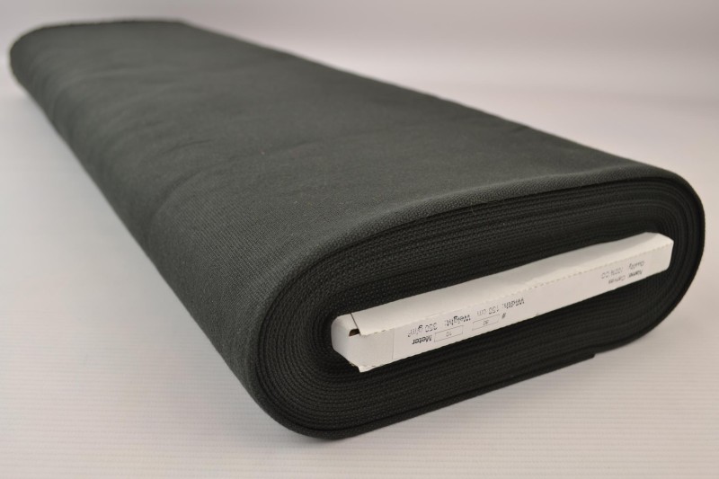Canevas de Coton 350 g/m² anthracite, rouleau