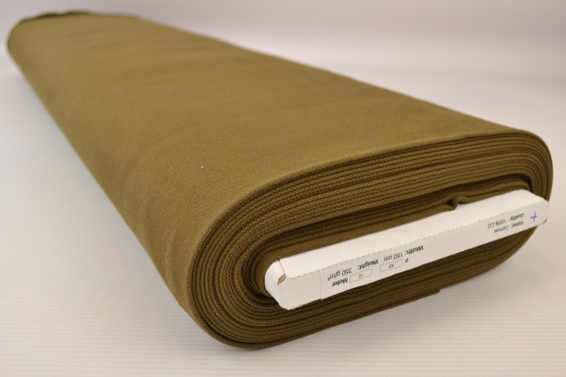 Canevas de Coton 350 g/m² marron, rouleau