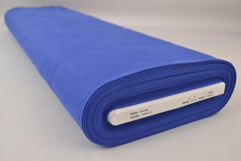Canevas de Coton 350 g/m² bleu foncé, rouleau