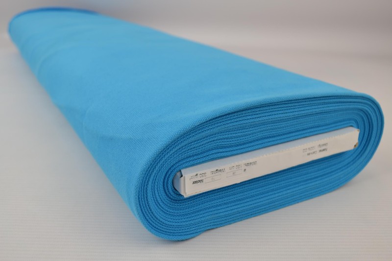 Canevas de Coton 350 g/m² pétrole, rouleau