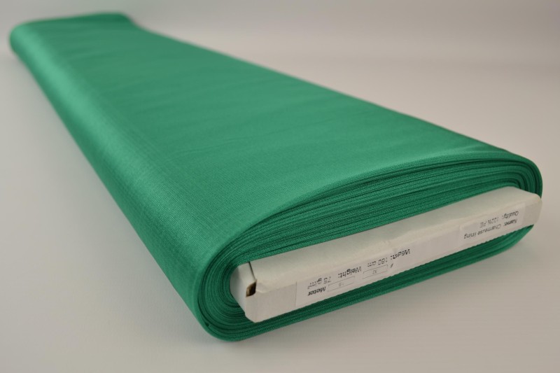 Doublure Charmeuse vert foncé, rouleau