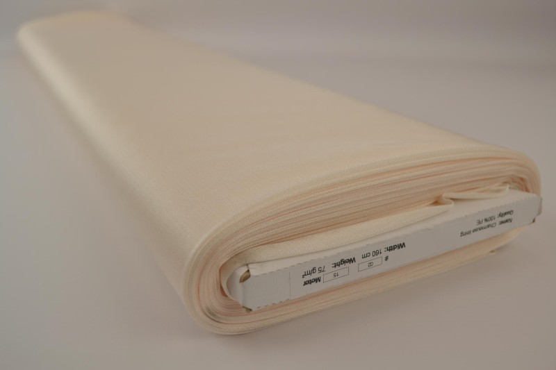 Doublure Charmeuse blanc cassé, rouleau