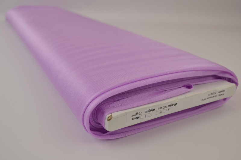 Doublure Charmeuse lilas, rouleau