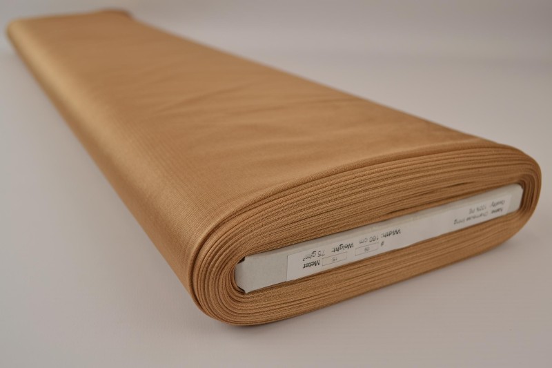 Doublure Charmeuse taupe, rouleau