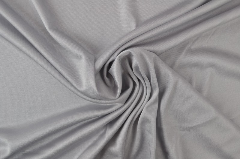 Doublure Charmeuse gris argenté