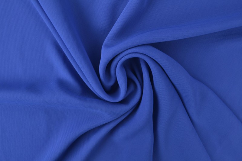 Mousseline (Chiffon) bleu