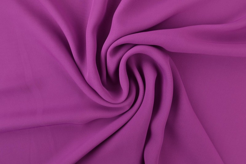 Mousseline (Chiffon) cassis