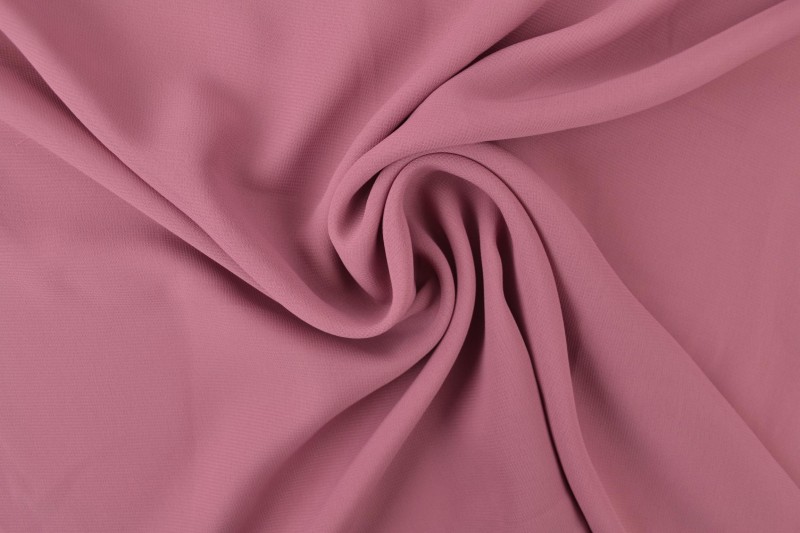 Mousseline (Chiffon) vieux rose foncé