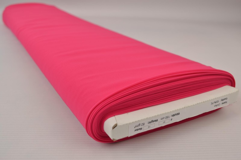 Mousseline (Chiffon) fuchsia, rouleau