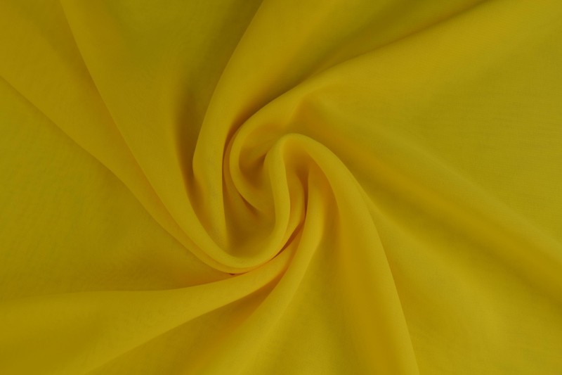 Mousseline (Chiffon) jaune