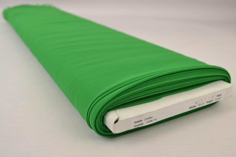 Mousseline (Chiffon) vert, rouleau