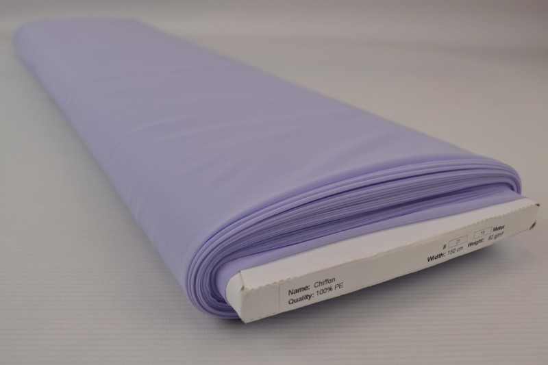 Mousseline (Chiffon) lavande, rouleau