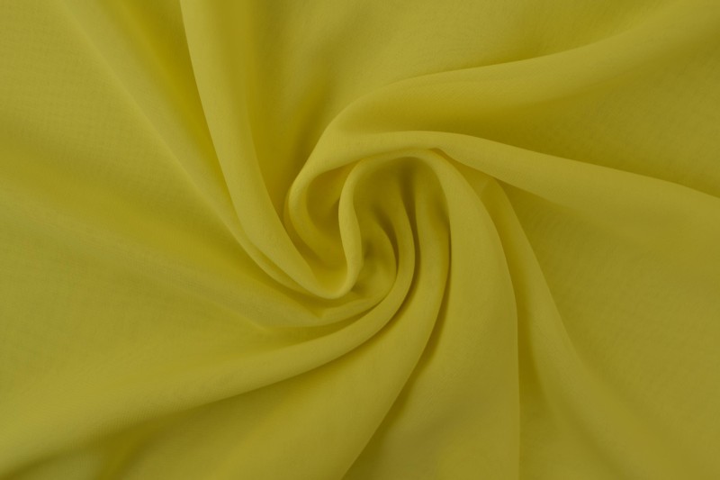 Mousseline (Chiffon) jaune clair