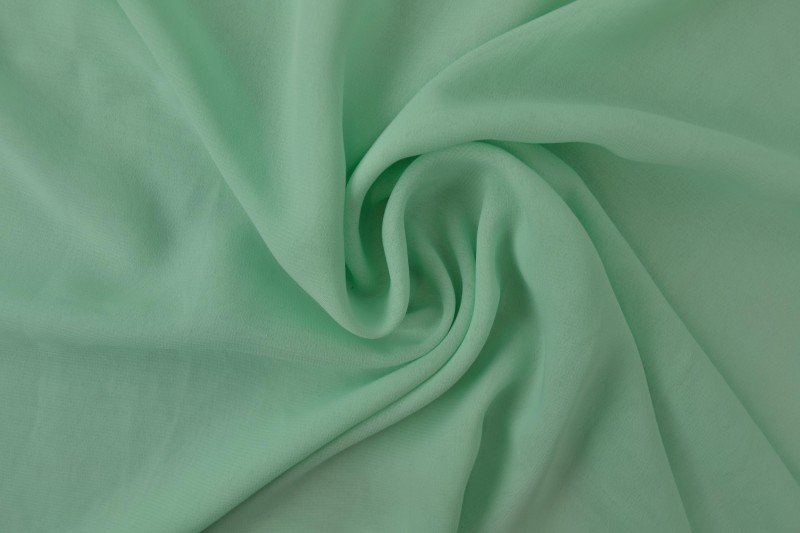 Mousseline (Chiffon) menthe clair
