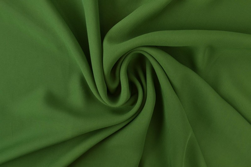 Mousseline (Chiffon) vert mousse