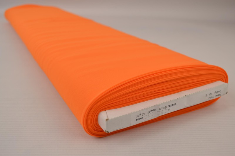 Mousseline (Chiffon) orange, rouleau