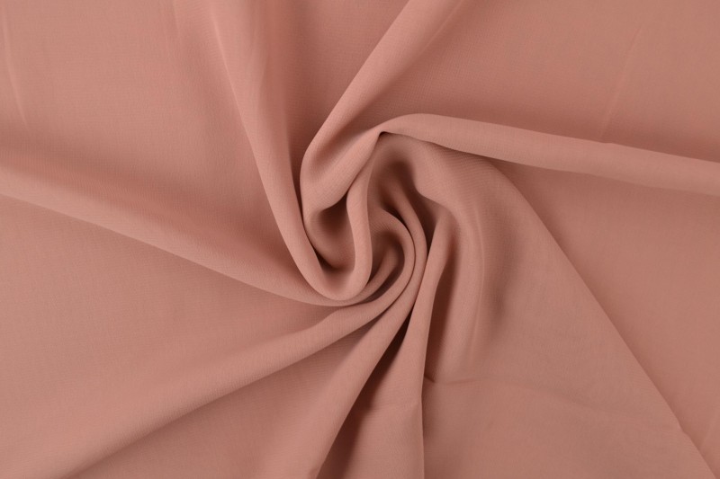 Mousseline (Chiffon) vieux rose