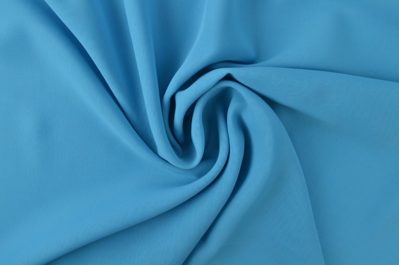 Mousseline (Chiffon) pétrole