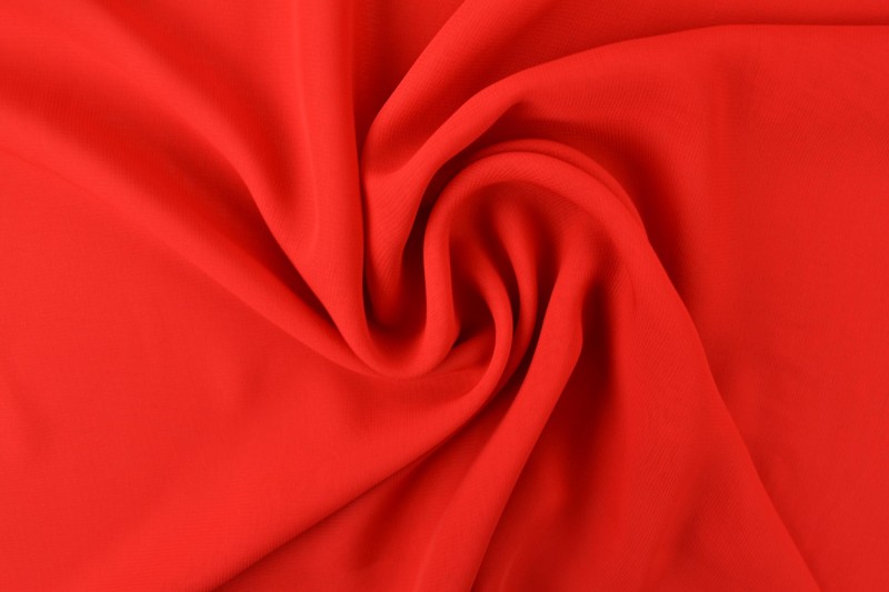 Mousseline (Chiffon) rouge