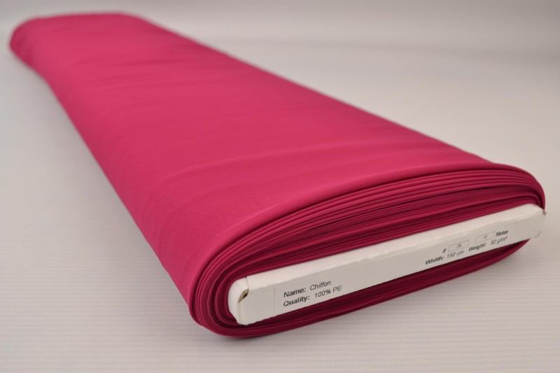 Mousseline (Chiffon) bordeaux, rouleau