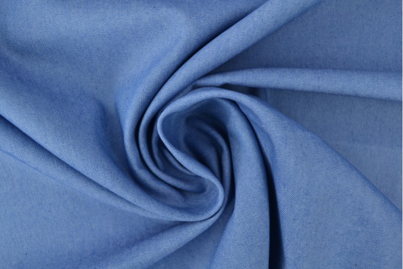 Denim Chambray Lavé bleu