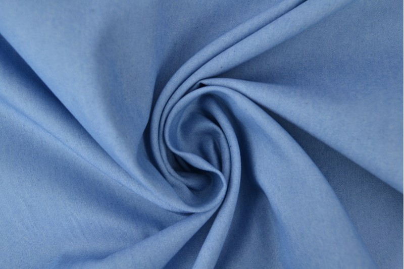 Denim Chambray Lavé bleu clair