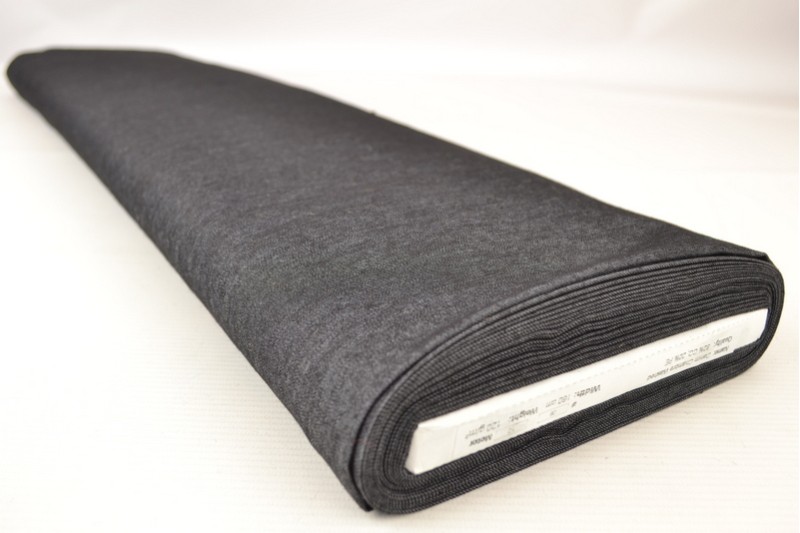 Denim Chambray Lavé noir, rouleau