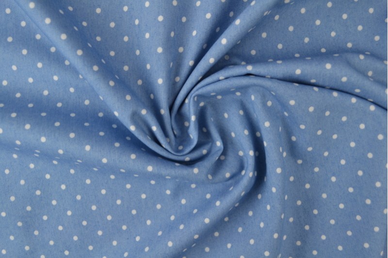 Denim Chambray Lavé Imprimé imprimé 14-01