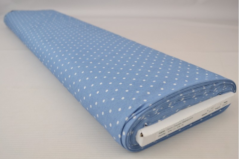 Denim Chambray Lavé Imprimé imprimé 14-01, rouleau