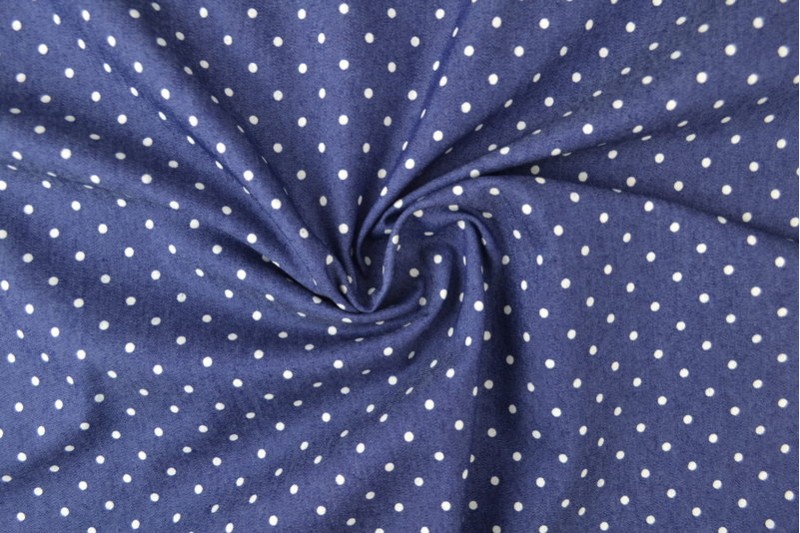 Denim Chambray Lavé Imprimé imprimé 14-04