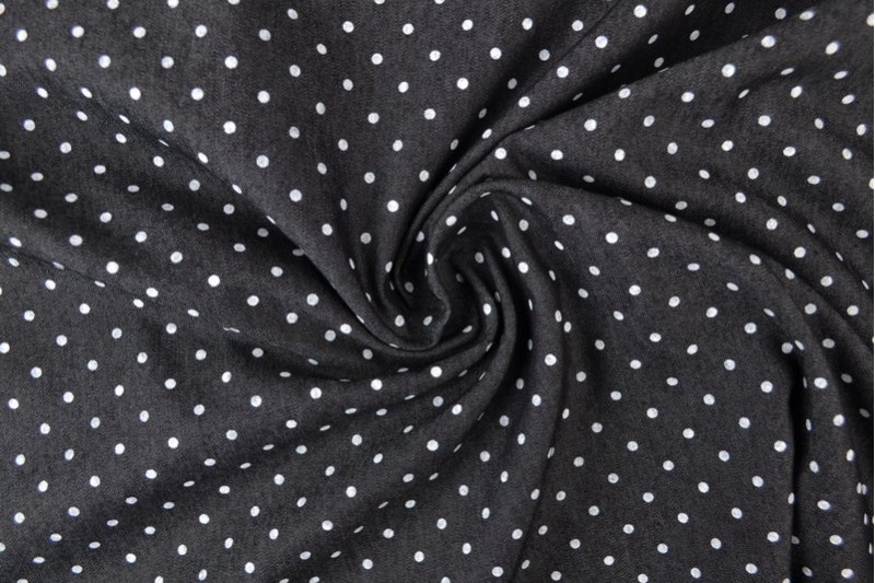 Denim Chambray Lavé Imprimé imprimé 14-06
