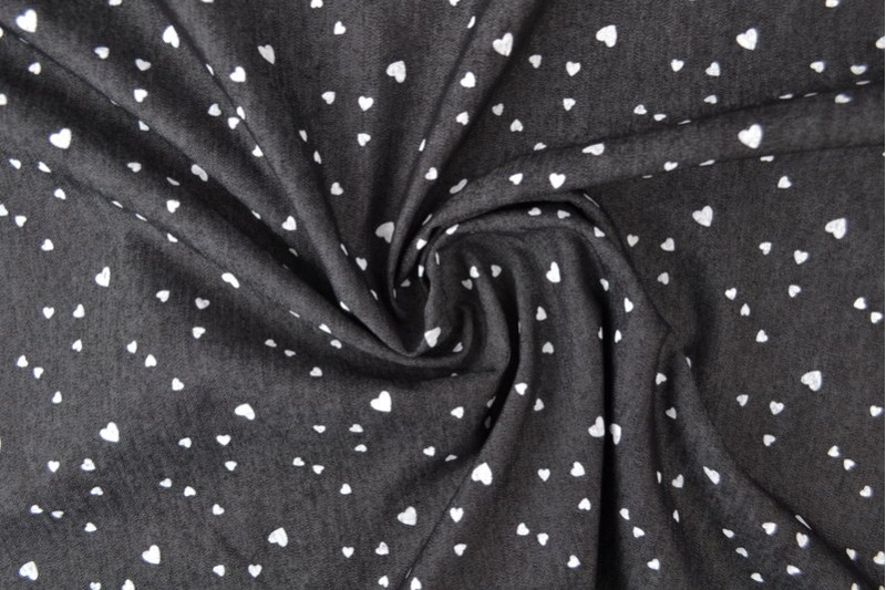 Denim Chambray Lavé Imprimé imprimé 15-06